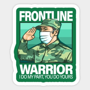 Frontliners (military soldier) Sticker